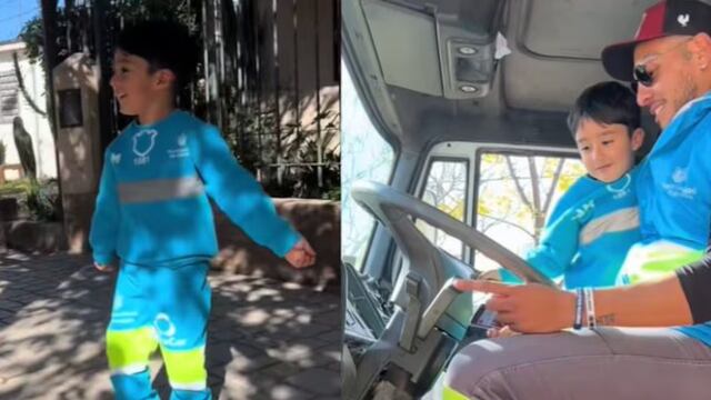 Un cordobés que es fanático de los recolectores de residuos.