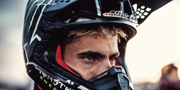 El salteño en la undécima etapa del Rally Dakar.