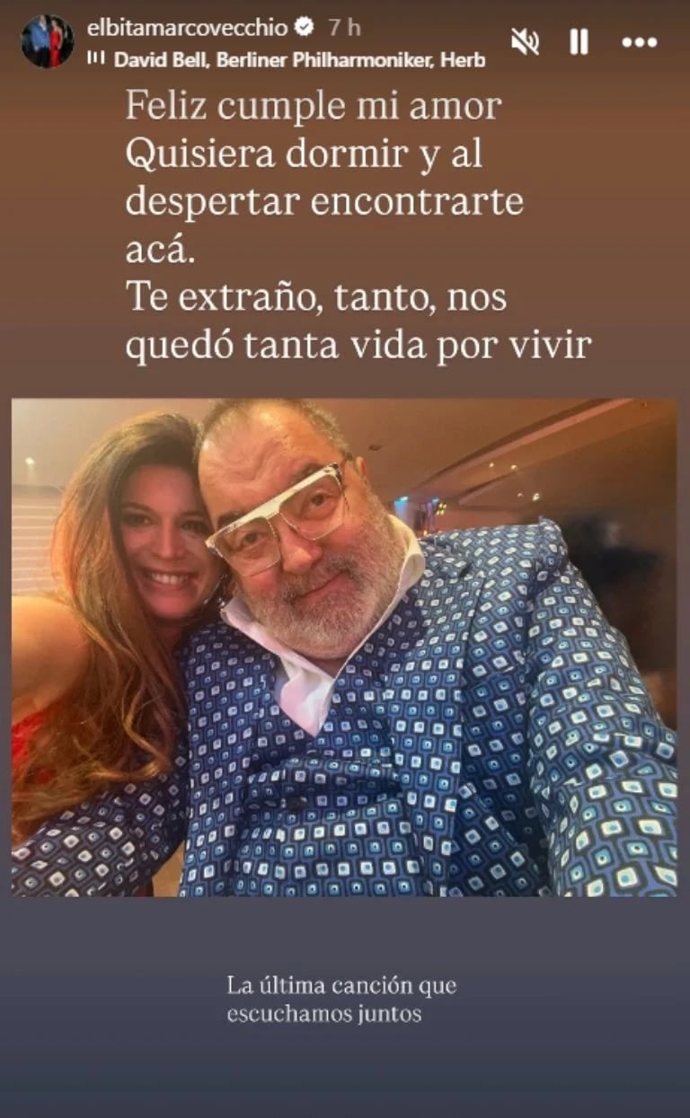 Elba Marcovecchio y Jorge Lanata.