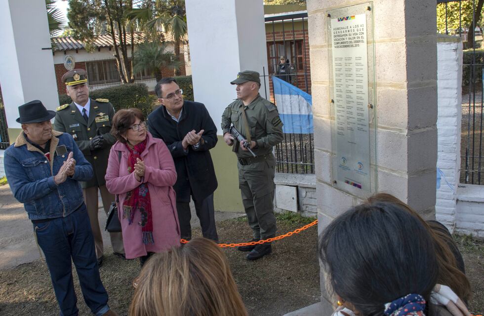 La capital jujeña rindió honores a 43 gendarmes fallecidos en 2015