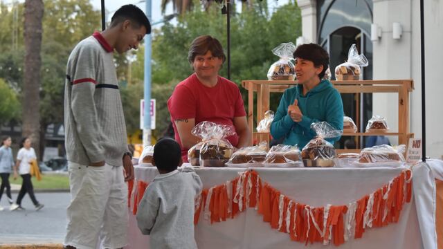 Plaza Feria en la 25 de Mayo
