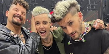 Marcos Olaguibet canto junto a Mau y Ricky en Luján de Cuyo.