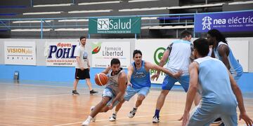 OTC regresó a los entrenamientos de cara al reinicio de la Liga Nacional de Básquet