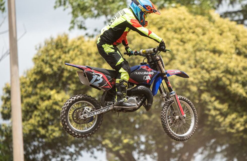 Santino Riba fue cuarto en Pilar y pelea el Campeonato Cordobés de Motocross