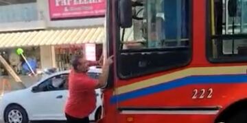 La discusión de tránsito viral tuvo lugar en Moreno.