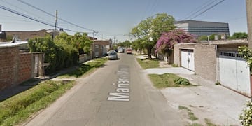 Moreno al 6100 en Rosario (Google Maps)