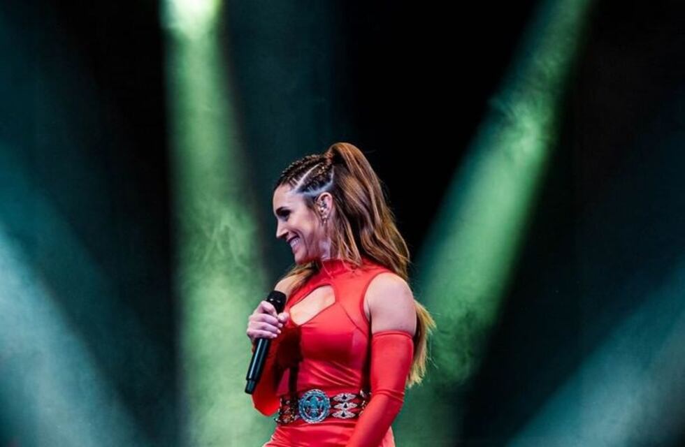 Soledad y Nahuel Pennisi en la octava luna de Cosquín