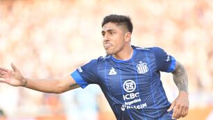Talleres encontró otro goleador. Cristian Tarragona anotó el segundo frente a Racing, y el segundo en la T (Javier Ferreyra / La Voz).