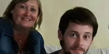 Mirta, la madre y Germán Cassina, el joven rafaelino que había desaparecido en Mendoza a principios de diciembre del 2021.