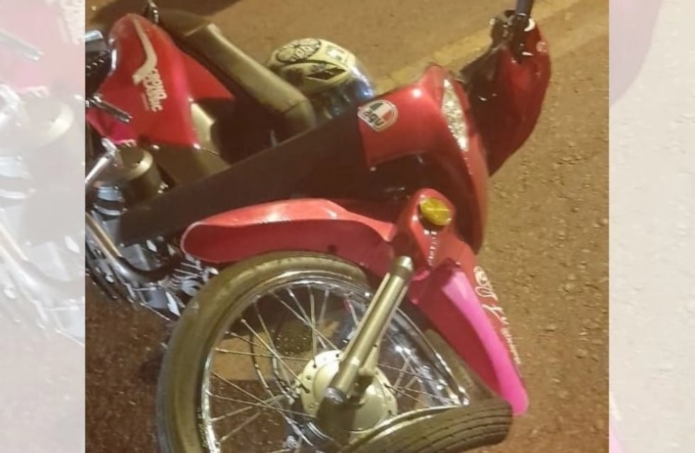 Puerto Iguazú: despistó con su moto y resultó lesionado