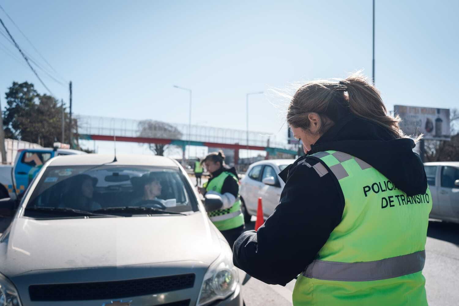 Controles de velocidad en la ciudad de Córdoba. (La Voz)