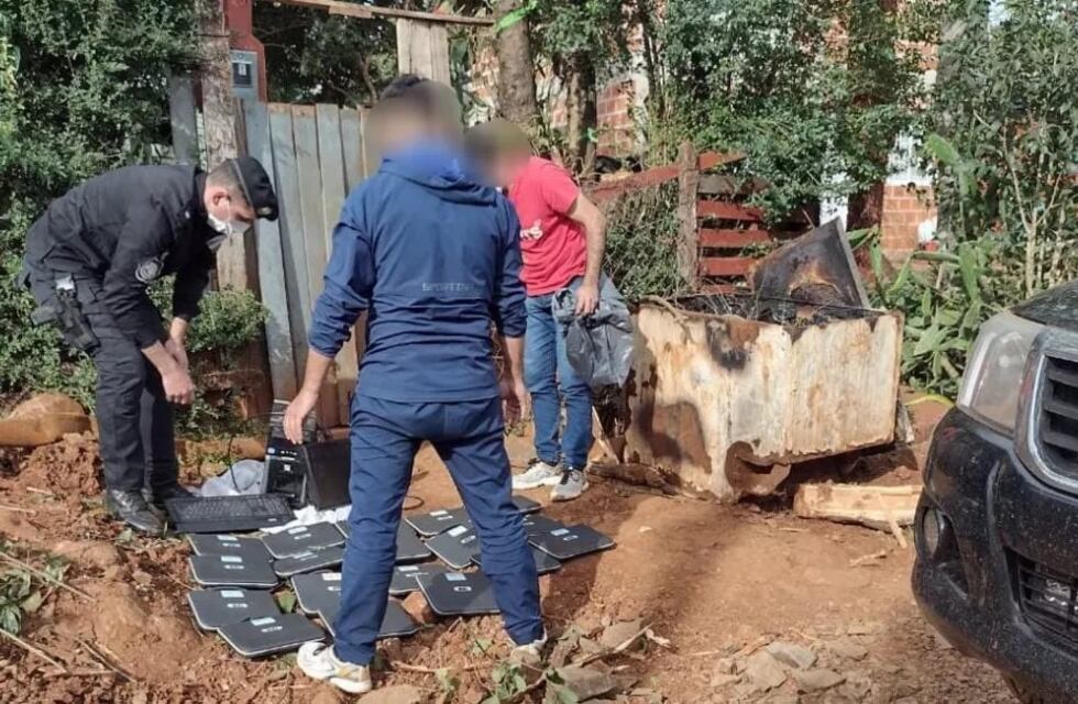 Oberá: la policía logró recuperar objetos robados de una escuela