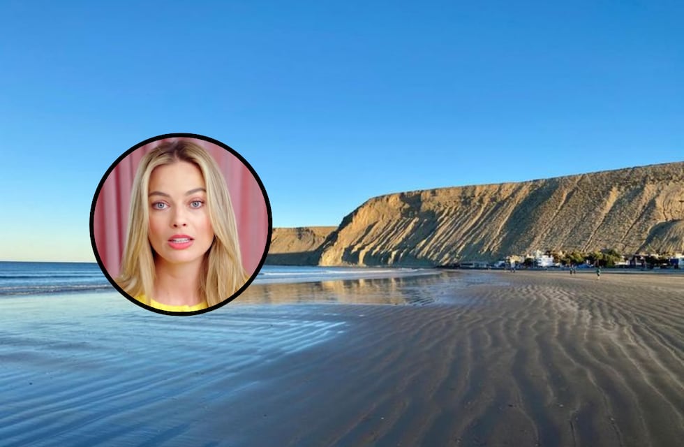Esta es la playa oculta de la Patagonia que enamoró a Margot Robbie y está a dos horas en avión desde Buenos Aires