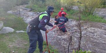 Rescate en Tafí del Valle.