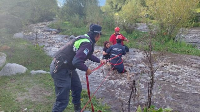 Rescate en Tafí del Valle.