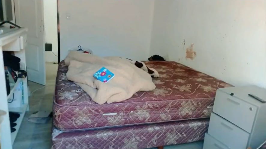 La habitación de Claudia, dónde la habrían matado