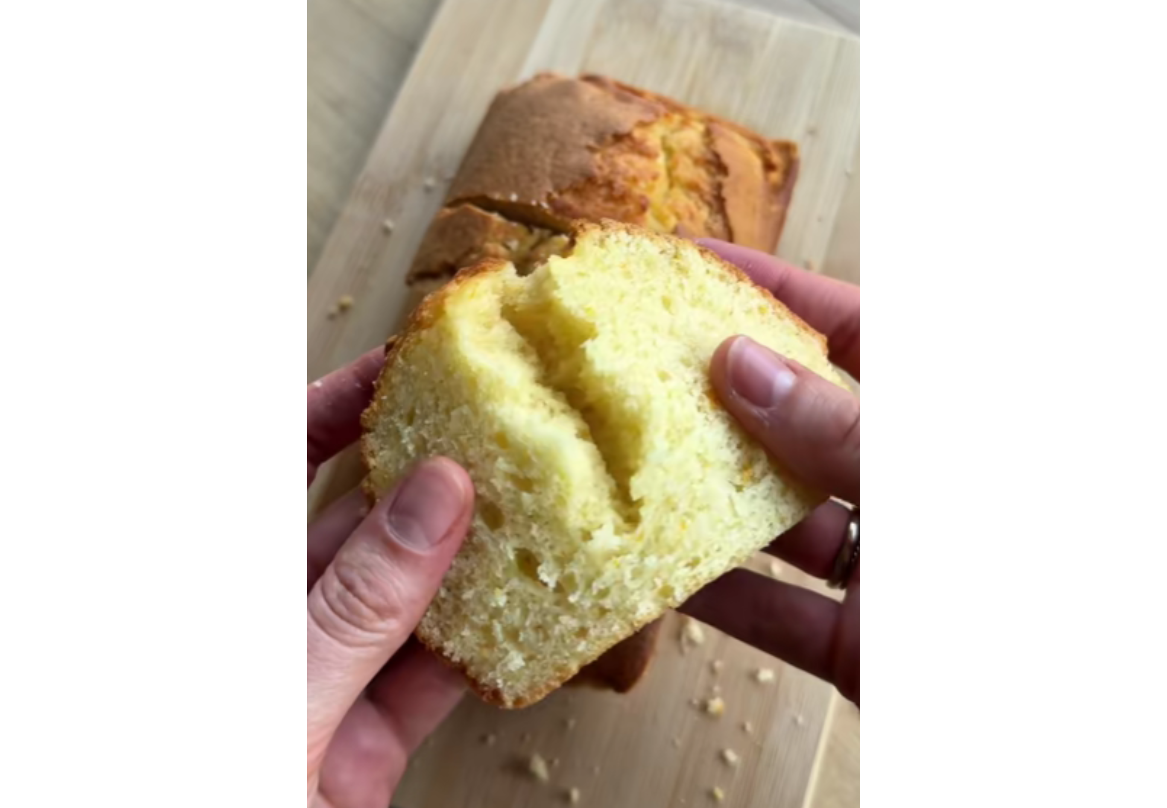 Así queda el budín.