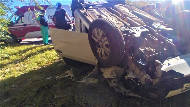 Accidente en la Variante Costa Azul.