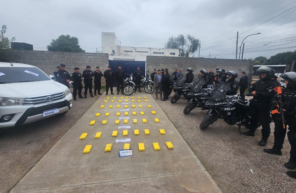 La impresionante persecución que terminó con el secuestro de 48 kilos de drogas en Córdoba