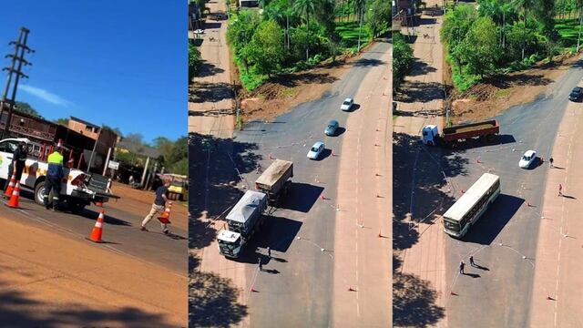 Eldorado avanza con obras viales para mejorar la seguridad del tránsito.