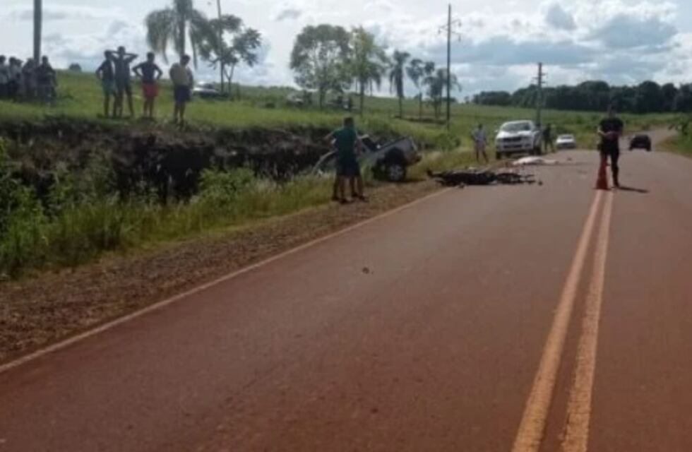 El Soberbio: motociclista pierde la vida tras un siniestro vial