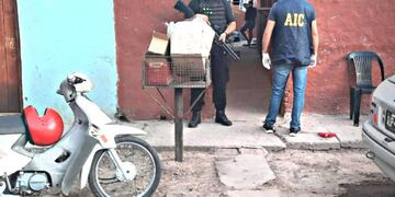 Operativo en donde se detuvo a tres personas en Ceres por el asesinato de Ayrton Repetti