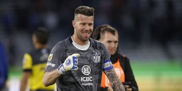 Guido Herrera, arquero de Talleres, que será titular ante River por la Copa Argentina. (Prensa Talleres)