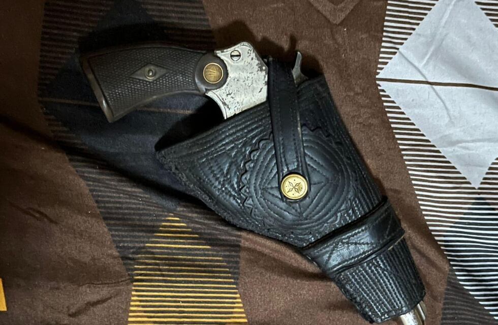 Secuestraron un arma de fuego tras una presunta amenaza