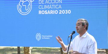 Javkin en la presentación de Plan de Acción Climática 2030