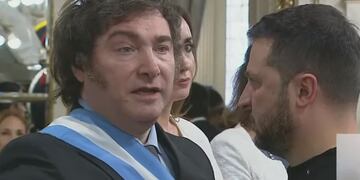 El Presidente recibió a jefes de Estado en Casa Rosada, entre ellos al ucraniano Volodimir Zelenski.