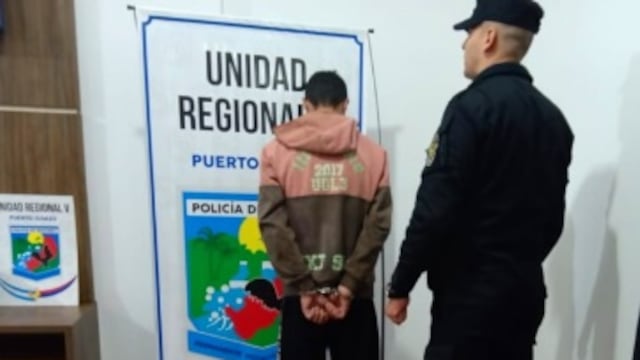 Capturaron a un joven luego de robar en un comercio de Puerto Iguazú.