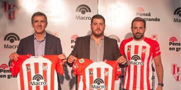 Instituto y su nuevo main sponsor; banco Macro (La Voz).