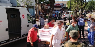 Llegaron las primeras vacunas Sputnik V a Rafaela