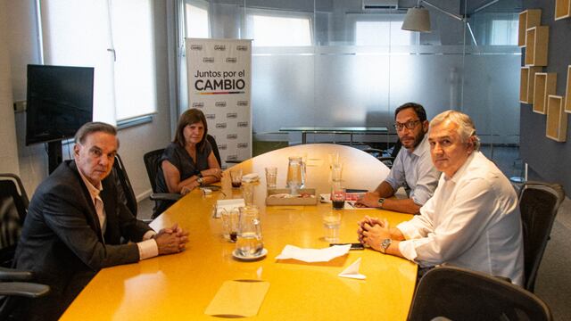 Presidentes de los partidos que integran Juntos por el Cambio. Foto: Corresponsalía.