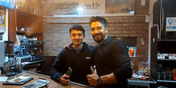 Enzo (izq) y Nicolás (der)