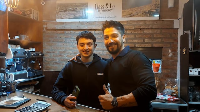 Enzo (izq) y Nicolás (der)