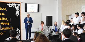 Acto por el centenario de la Escuela Colón de Rafaela