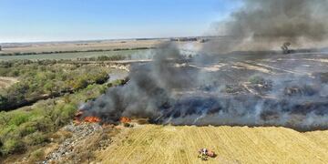 Incendio en El Fuertecito