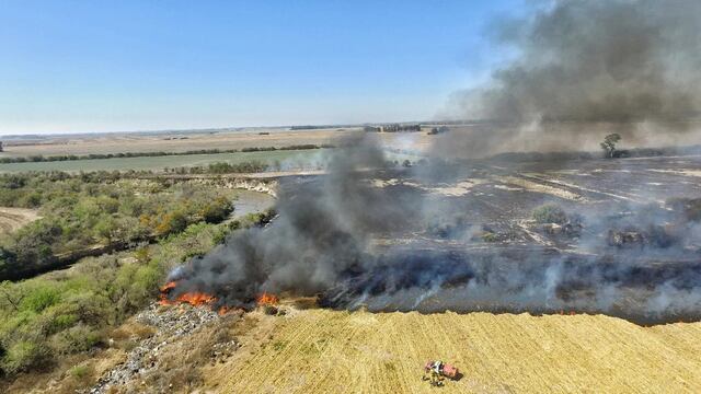 Incendio en El Fuertecito
