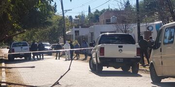 El lugar del crimen en La Paz, Traslasierra (La Voz).