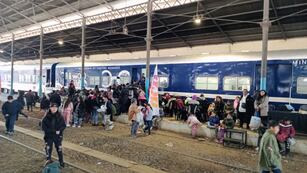 El tren de Capital Humano estuvo el sábado en Rosario