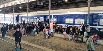 El tren de Capital Humano estuvo el sábado en Rosario