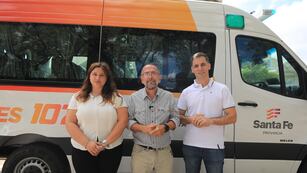 Presentaron las nuevas ambulancias para Rafaela