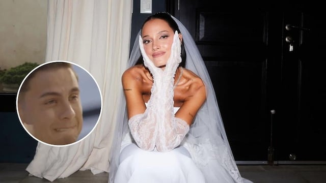 El llanto de Paulo Dybala al ver a Oriana Sabatini con el vestido de novia: el video exclusivo del casamiento