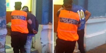 La policía aprehendió por robo a Marcelo Fabián Aramburu (29 años) y Carlos Fabián Chaile (45)