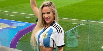 Luciana Salazar en Qatar (foto de Instagram @salazarluli).