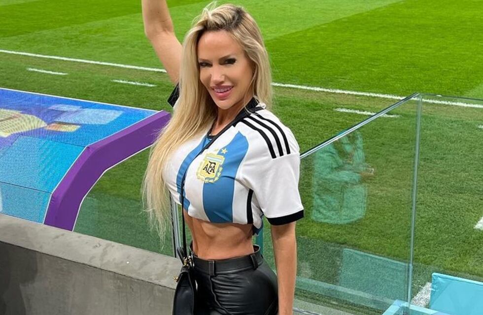 ¡Vamos Argentina! Luciana Salazar se metió en carrera para ser la novia del Mundial de Qatar 2022
