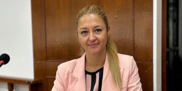 La Concejal de Unidos para Cambiar Santa Fe (PDP), Arq. Carla Boidi,