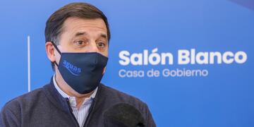 Presidente de Aguas Santafesinas, Hugo Morzan. Nación aprobó financiamiento para ampliar plantas potabilizadoras que beneficiará a Pérez (Gobierno de Santa Fe)