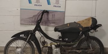 menor aprehendido por circular en una moto adulterada